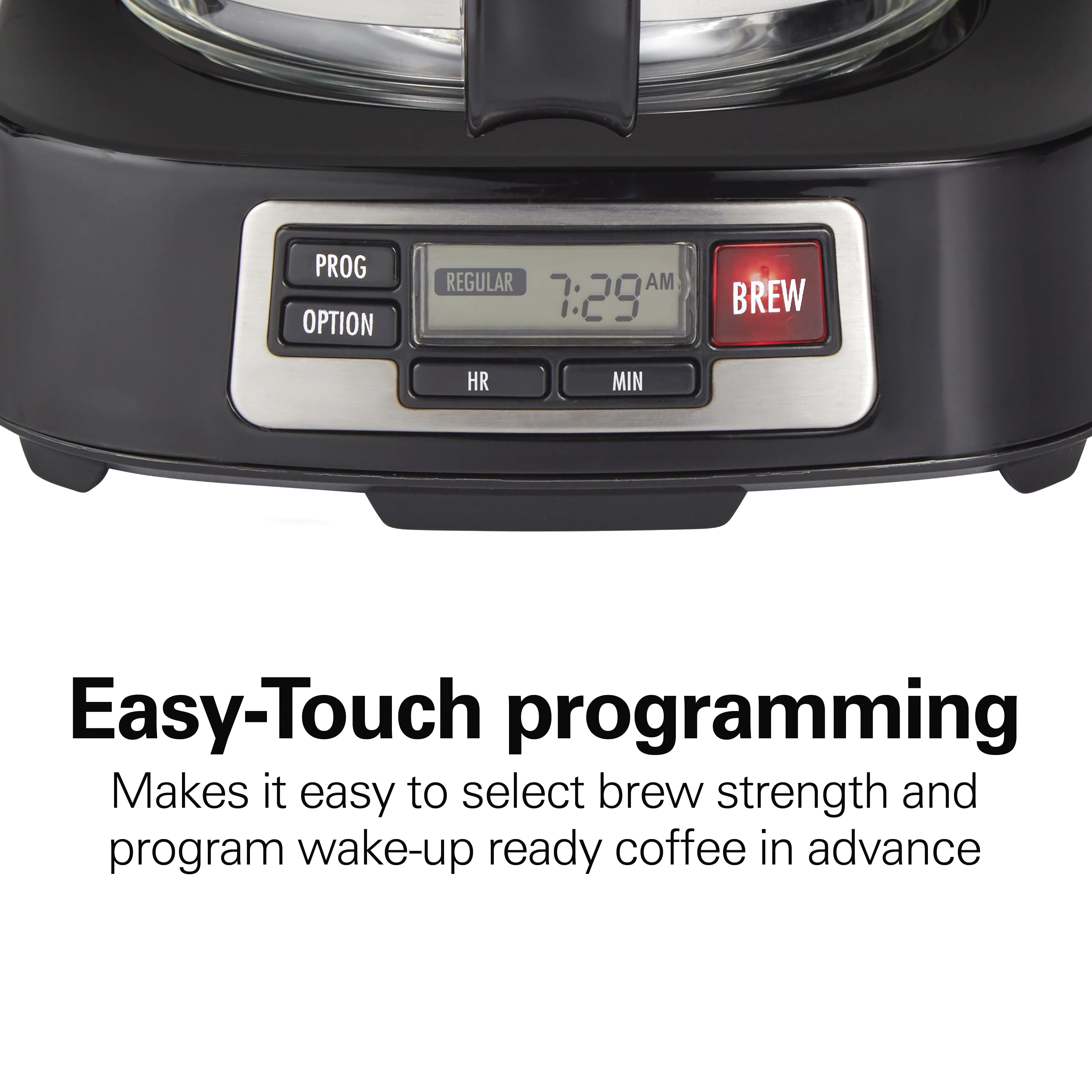Hamilton Beach Compact 5-Cup Coffee Maker with Programmable Timer BLACK  46111 - Best Buy
