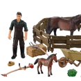 thumbnail image 3 of de Caballo Modelo Animal de Acción Juguete de Escena de Cobertizo de Caballo - B Sunnimix Mobiliario, 3 of 4