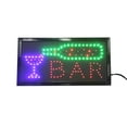 thumbnail image 1 of FixtureDisplays® "Bar" Animé LED Signe avec Chaîne Suspendue, Rectangulaire - Rouge, Jaune, Vert & Bleu 16674, 1 of 4