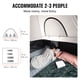 thumbnail image 5 of Carpa para camioneta VEVOR, carpa para camioneta de 6.4'-6.7' con capa para lluvia y bolsa de transporte, carpa impermeable para camión de doble capa PU2000mm, con capacidad para 2-3 personas, 5 of 9