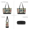 thumbnail image 6 of FORMRS Canvas Laptop Tote Bag for Women with 15.6" Computer Compartments Shoulder Handbag, Vibrant Floral, 6 of 7