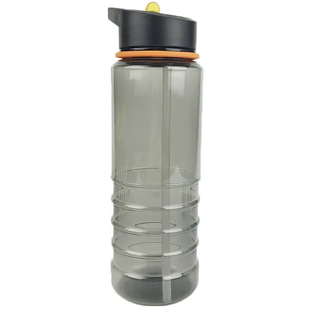 KABOER 750ml Sport Water Flip Drinks Hiking Running Hydration Straw Bottle