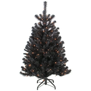 Black christmas 2024 tree walmart