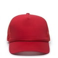 thumbnail image 3 of Outdoor Cap GL-155 High Profile Mesh Back with Cord-Red, 3 of 8