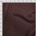 thumbnail image 4 of oneOone Georgette Viscose Red Fabric Geometric Dress Material Fabric Print Fabric By The Yard 42 Inch Wide, 4 of 4