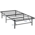 thumbnail image 2 of Ergode Horizon Twin Stainless Steel Bed Frame - Brown, 2 of 5