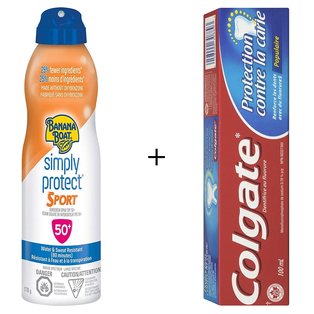 Simply Protect Sport Sunscreen Spray, Made without Oxybenzone, SPF 50