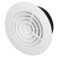 thumbnail image 1 of Rotatable Round Vent Cover Soffit Vent, Round Ceiling Diffuser, Vent Duct CoverReplacement Adjustable Air Exhaust Cover For Bathroom Kitchen Office Ventilation, 1 of 8