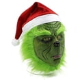 thumbnail image 2 of Máscara de disfraces de Navidad JM aterradora Casco de látex para adultos Grinch RV021031-01224SDJ, 2 of 3