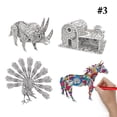 thumbnail image 3 of Coloring Puzzle Set 3D Funny Creative DIY Puzzle Painting Kit Puzzle Model Kit, 3 of 10