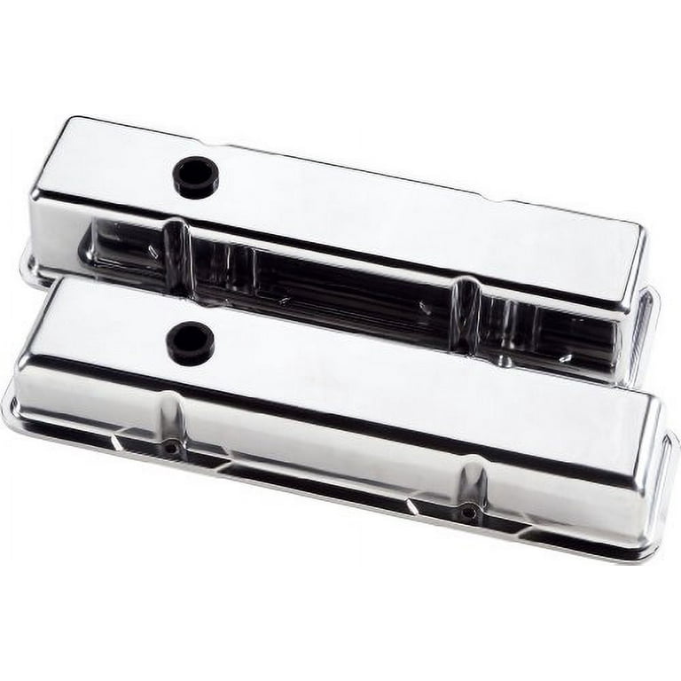 Billet Specialties Valve Cover SBC Plain Polished Tall Billet Specialties Valve Cover SBC Plain Polished Tall