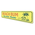 thumbnail image 4 of Beach Bum Key West Novelty Decor, Metal Wall Sign - 4x18 Inches, 4 of 4