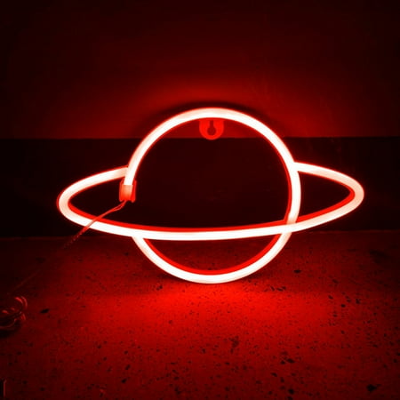 

Led Lights For Bedroom Planet Neon Wall Hanging Led Thundershower Lantern Neon Signs Led Neon Lights Light Sign Usb Charging/Battery Powered For Baby Bedroom Decor Festival Birthday