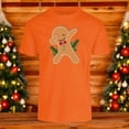 thumbnail image 3 of Playera Con Estampado De Galleta De Gengibre Navidad Color Anaranjado Talla Chica Marca Emil SaEs, 3 of 4