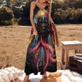 thumbnail image 2 of Octopus in The Mysterious Ocean Sleeveless Dress for Women Clothing Female Women's Summer Skirt, 2 of 7