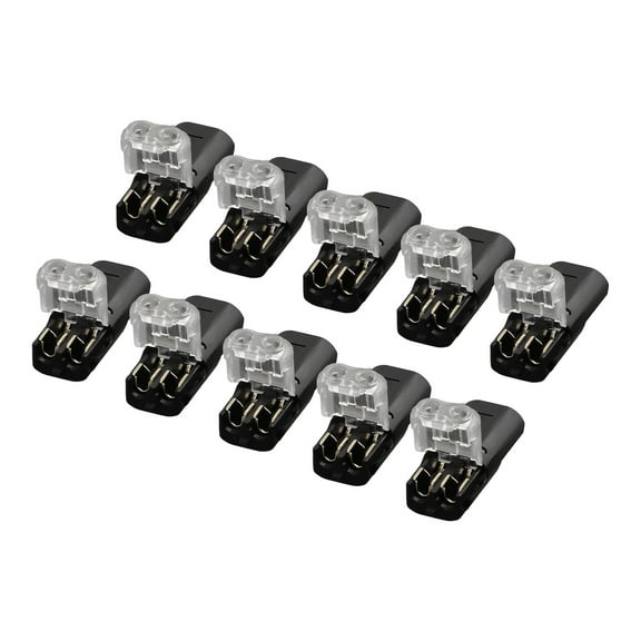 10Pcs 12V Car Wire and Cable Plug Connector with Terminal Connection Clamp