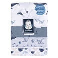 thumbnail image 3 of Gerber Baby Boy or Girl Unisex Flannel Blankets, 4-Pack, Coastal Calm, 3 of 13
