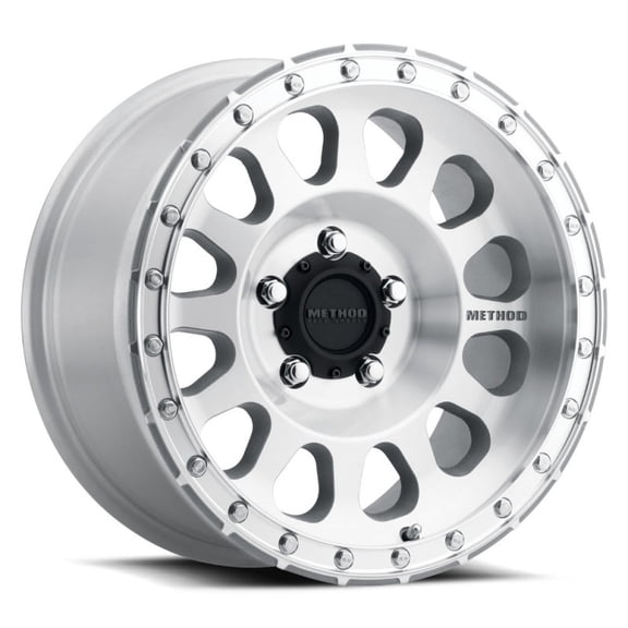 Method Race Wheels mr315 17x9 5x127 -12et 71.5mm machined/clear coat wheel Fits select: 2015-2019,2021 JEEP WRANGLER UNLIMITED