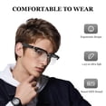 thumbnail image 3 of LUOMATE Bluetooth Smart Glasses with Open Ear Audio, Touch Control & UV Protection, 5.0 Stereo Headphones for Outdoor Running Cycling Driving, 3 of 8
