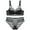 Black, variant on Women's French Sexy Gathering Large Size Bra Set Ultra-Thin Big Breasts Shows Small Collection