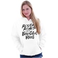 thumbnail image 3 of Rough Roads Beautiful Places Inspired Women Plus Size Graphic Pullover Hoodie Brisco Brands 5X, 3 of 4