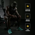 thumbnail image 2 of Iron Neck Neck Trainer, Exerciser, & Strengthener with Adjustable Head and Chin Strap - Portable Head Harness for Weight Lifting, Home, & Gym Use - Exercise & Workout Equipment (Alpha, Green), 2 of 5