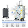thumbnail image 4 of Kdxio Japanese Carps Pattern Luggage Cover for Travel,Elastic and Durable,Fits 18-32 Inch,Anti-Scratch Suitcase Protector-No luggage included, 4 of 5
