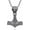 Lion-2, variant on Thors Hammer Necklace Sterling Silver Celtic Knot Wolf Lion Raven Necklaces Viking Mjolnir Jewelry for Men