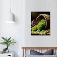 thumbnail image 4 of COMIO Dining Room Decor - Fruit Wall Art Vintage Fruits Flower Canvas Printed Kitchen Pictures Modern Realism Fruit Poster Home Bedroom Colorful Artwork Decoration, 4 of 5