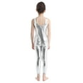 thumbnail image 7 of renvena Kids Girls One Piece Shiny Sleeveless Gymnastic Leotard Unitard Ballet Dance Jumpsuit Bodysuit, 7 of 7