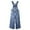 MidBlue-2700, variant on KIDSCOOL SPACE Girls Denim Overalls,Wide Leg Accordion Deep Heel Pockets Cargo Jeans Dungarees,DeepBlue,9-10 Years