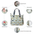 thumbnail image 4 of Diaper Bag Tote Satchel Waterproof Messenger Baby Diaper Bags for Mom and Dad Multifunction Medium Travel Tote Bags (Cute Owl), 4 of 4