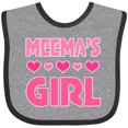 thumbnail image 3 of Inktastic Meema Girl Granddaughter Girls Baby Bib, 3 of 4