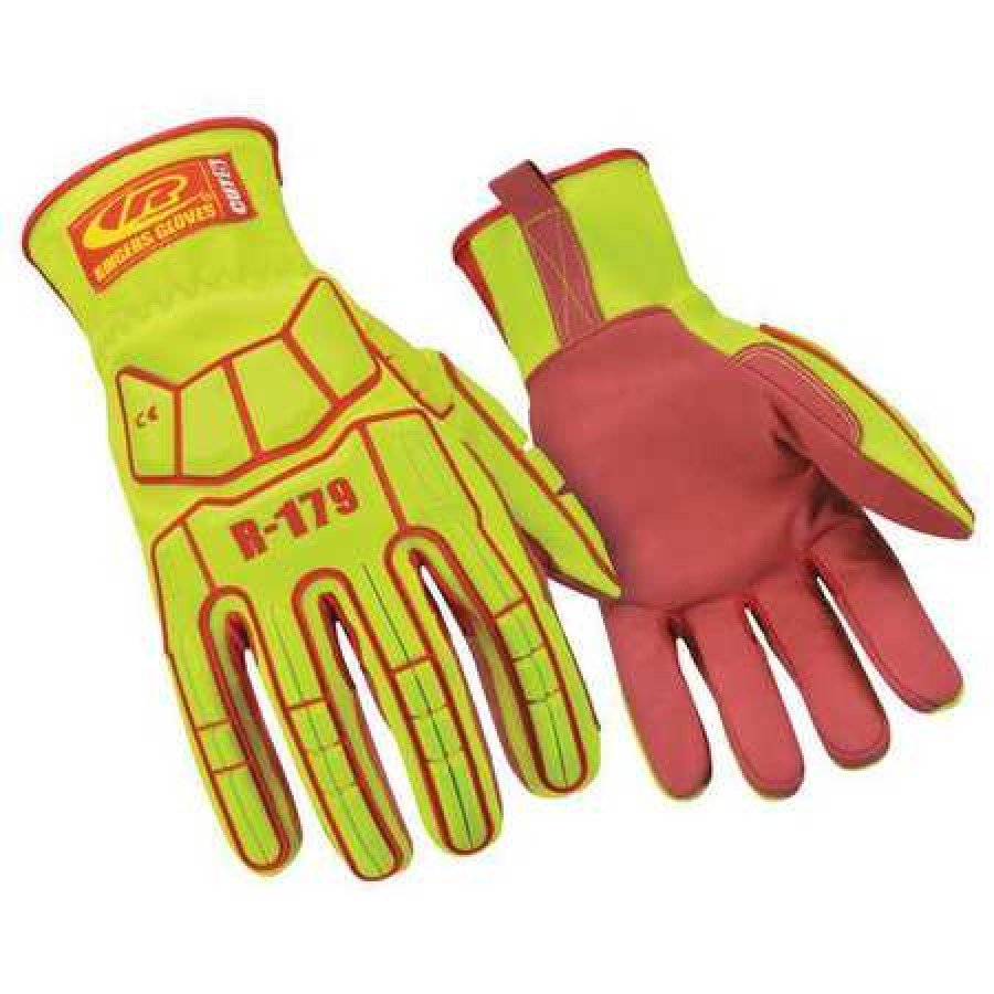 Ringers Gloves RINGERS GLOVES 17911 Impact Gloves,XL,Full Finger,PR