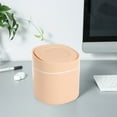 thumbnail image 6 of Iumwxz Mini Trash Can With Lid Desktop Countertop Mini Trash Basket Plastic Small Waste Bin for Office Desk Bathroom Vanity Car Cabinet Holds Tea Bags Wrappers Crumbs, 6 of 7