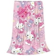 thumbnail image 4 of Hello Kitty Fleece Blanket Super Soft Cozy Throw Blanket 50"X40", Lightweight Fuzzy Comfy Flannel Blanket Warm Plush Throw Blankets For Couch, Sofa, Bed, 4 of 7