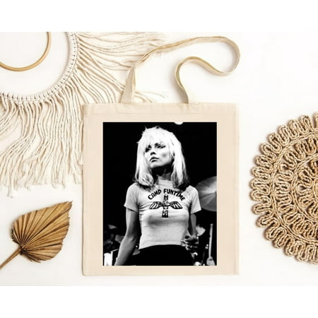 vintage Blondie Retro Aesthetic Vintage 70s Inspired Tote Bag  Bootleg Minimal Graphic Bag  Debbie Harry Pop Disco Music   Gift For Fans  soft-style t-Bag  graphic s cheap-TH13727
