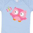 thumbnail image 4 of Inktastic Pink Owl and Butterfly Girls Baby Bodysuit, 4 of 5