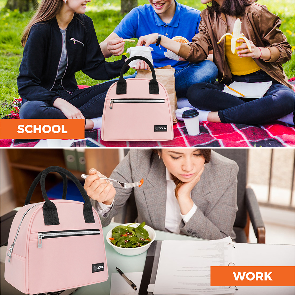 OPUX Insulated Lunch Box - Pink photo 6