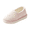 Pink, variant on Willtoo Women Floral Embroidered Closed Back Slippers Soft Breathable Non Slip House Shoes Warm Indoor Slip On Shoes