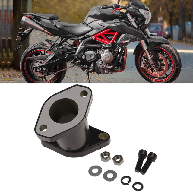 Aislante de unión de admisión de carburador Unique Bargains para Yamaha Kodiak 400 1993-1998, conector de carburador de motocicleta de goma negra, 1 juego