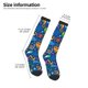 thumbnail image 2 of Fotbe Sea Fish Calcetas Divertidas Estampadas para Hombre y Mujer, Calcetas de Algodón hasta la Rodilla para Caminar, Correr, Enfermería y Embarazo, 2 of 6