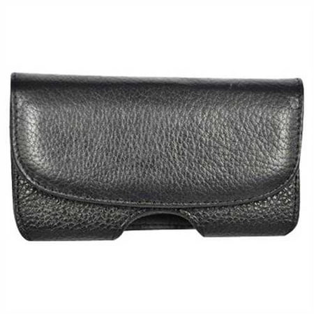 - Moda Casi Leather Cell Phone Case Cover Pouch Skin For Most Smartphones - Black