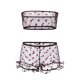 thumbnail image 4 of Gibobby Conjunto ropa interior mujer Conjunto de ropa interior de encaje para mujer, conjunto de ropa interior y ropa interior de encaje con correa(Negro, M), 4 of 5