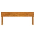 thumbnail image 4 of AFI Orlando King Modern Solid Wood Panel Headboard with Attachable Charger, Light Toffee, 4 of 10