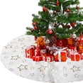thumbnail image 4 of Mini Christmas Tree Skirt Desktop Decorative Apron for Holiday Party Supplies and Festive Atmosphere, 4 of 5