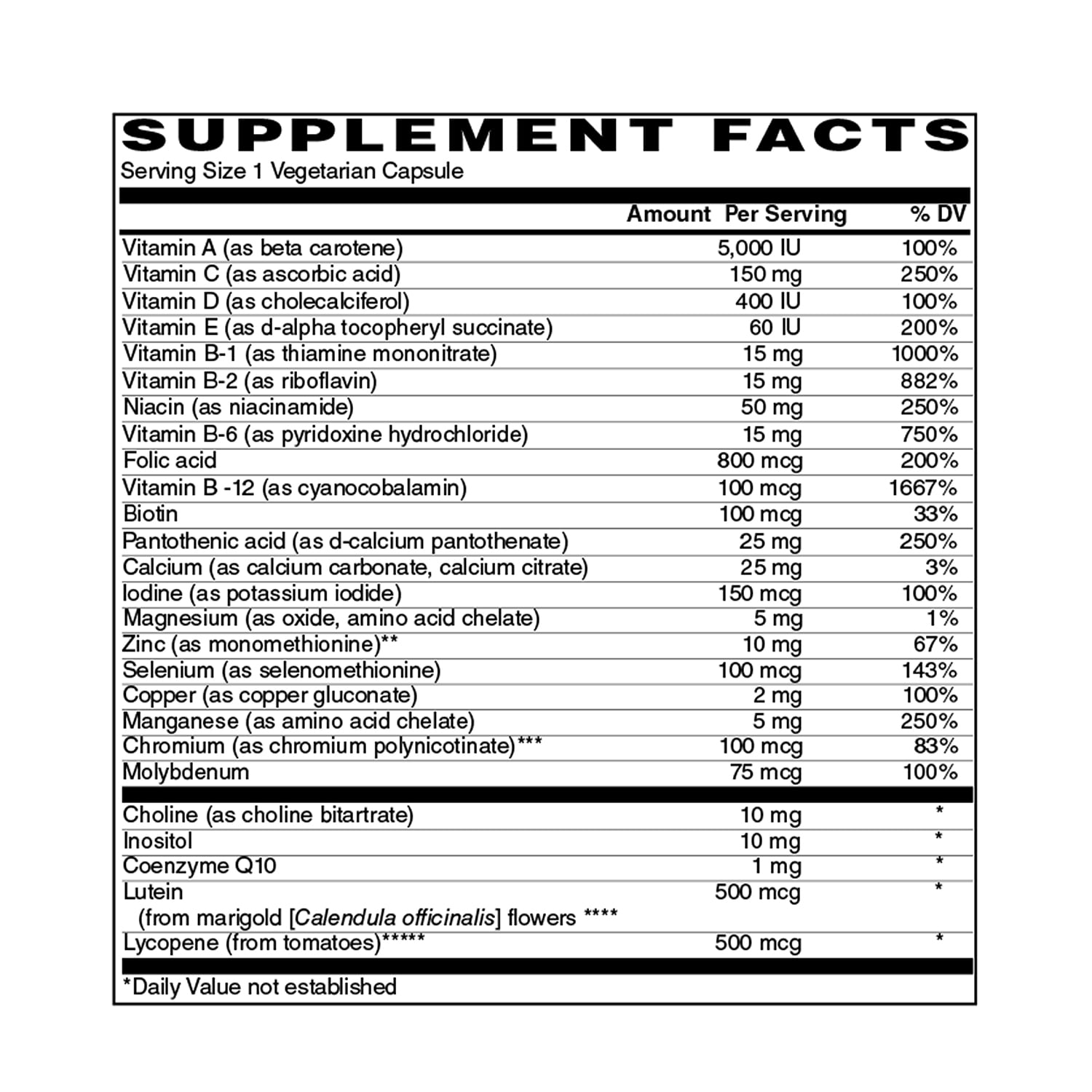 Holly Hill Health Foods, One-Daily Multi Caps, 120 Vegetarian Capsules