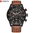 thumbnail image 2 of CURREN 2018 New Luxury Fashion Analog Military Sports Watches High Quality Leather Strap Quartz Wristwatch Montre Homme Relojes, 2 of 7