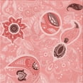 thumbnail image 1 of Ahgly Company Indoor Square Patterned Baby Pink Area Rugs, 4' Square, 1 of 6
