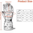 thumbnail image 6 of Ski Gloves, Snow Winter Gloves for Mens Womens Warm Touchscreen Gloves Waterproof Outdoor Motorcycle Gloves M/L/XL, 6 of 7
